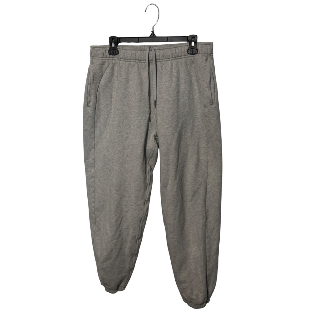 Lululemon Scuba Mid Rise Oversized Jogger Womens Large Gray Fleece Sweatpants